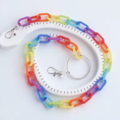 Body Jewelry Ideas - 1個入り、虹色のウエストチェーン。高品質な金属製で、女性向けの洗練されたファッションアイテムとして、洋服の装飾やプレゼントに最適。