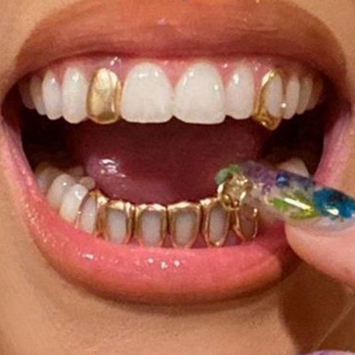 Body Jewelry Lot - 激安セール 六つ穴フラット歯ヒップホップブレース、歯三ピースセットステージ小道具ブレース