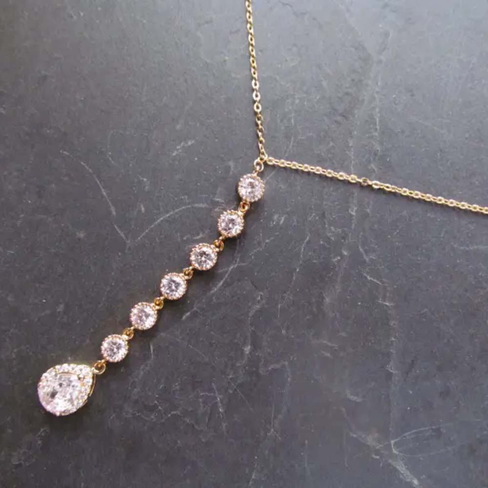 Stonefans-女性用チェーンネックレス,ブライダルジュ - Body Jewelry Hot のレビューと価格