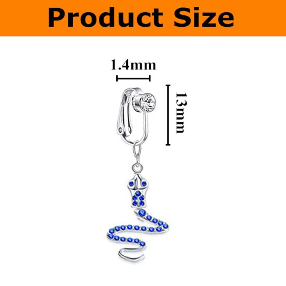 ファッション女性用クリップオンイヤリング、軟骨クリップ、へそ - Body Jewelry And Earrings のレビューと価格