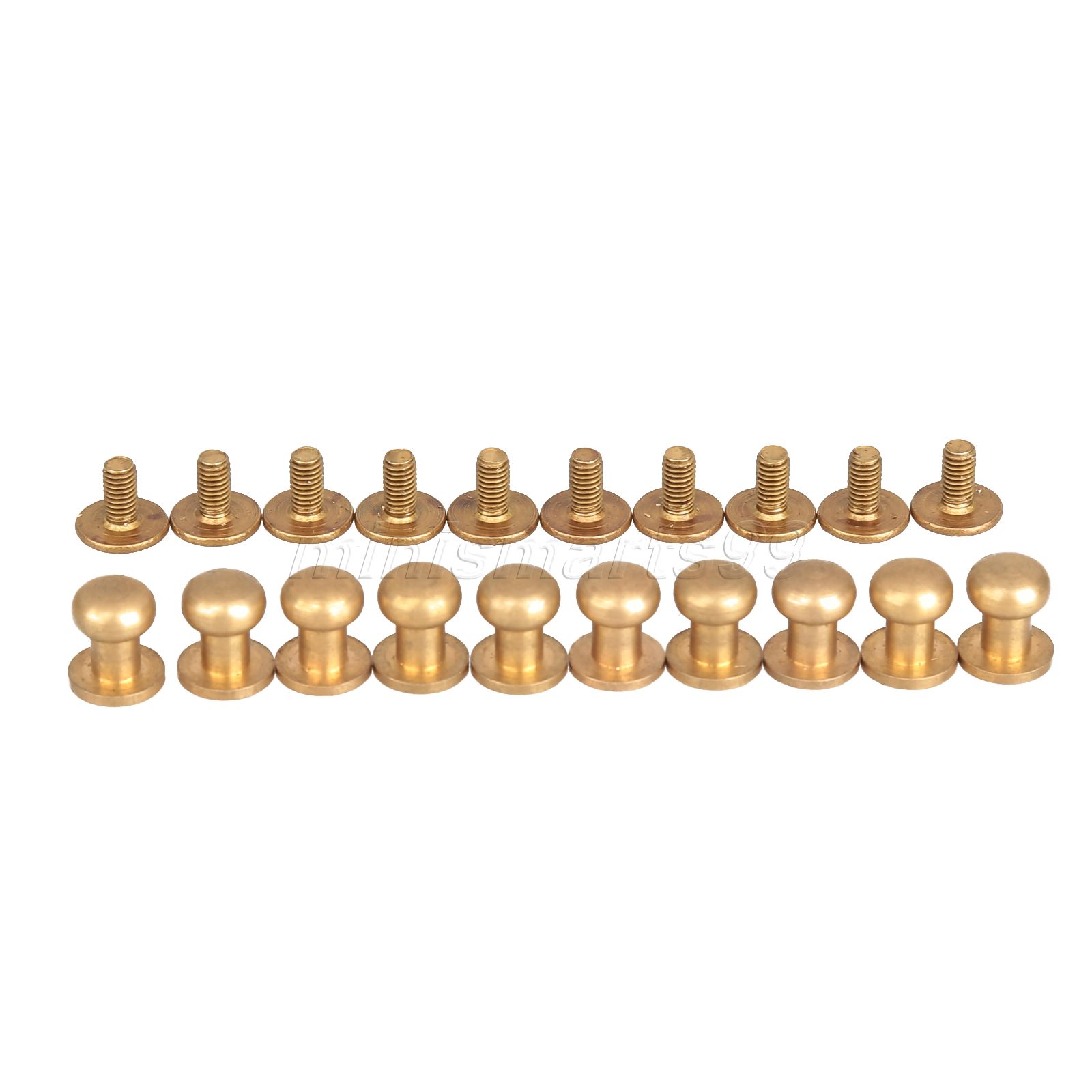 10 個 5/6/7/8/9/10 ミリメートル真鍮ベルトバ - Body Jewelry Chicago のレビューと価格