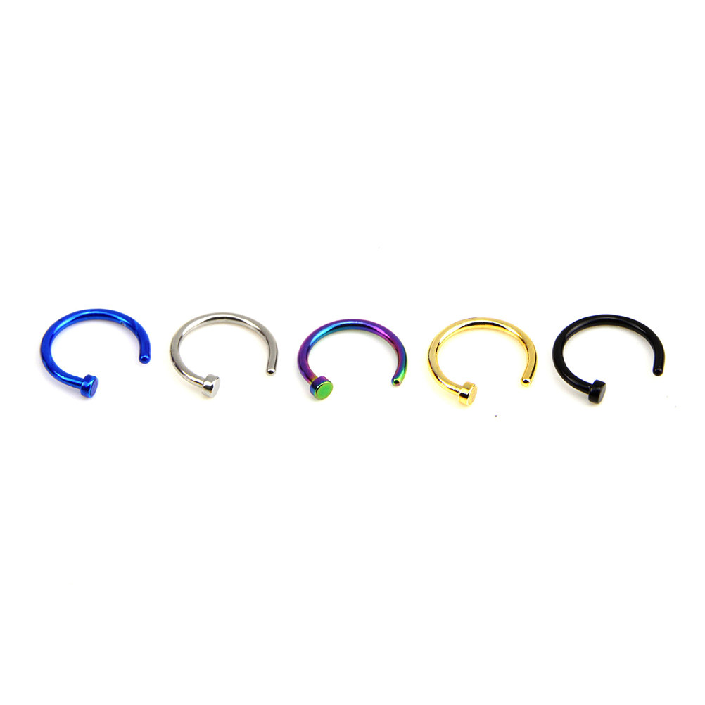 22個入り、女性用ステンレス製ノーズリングセット。アレルギー - Body Jewelry Ideas のレビューと価格