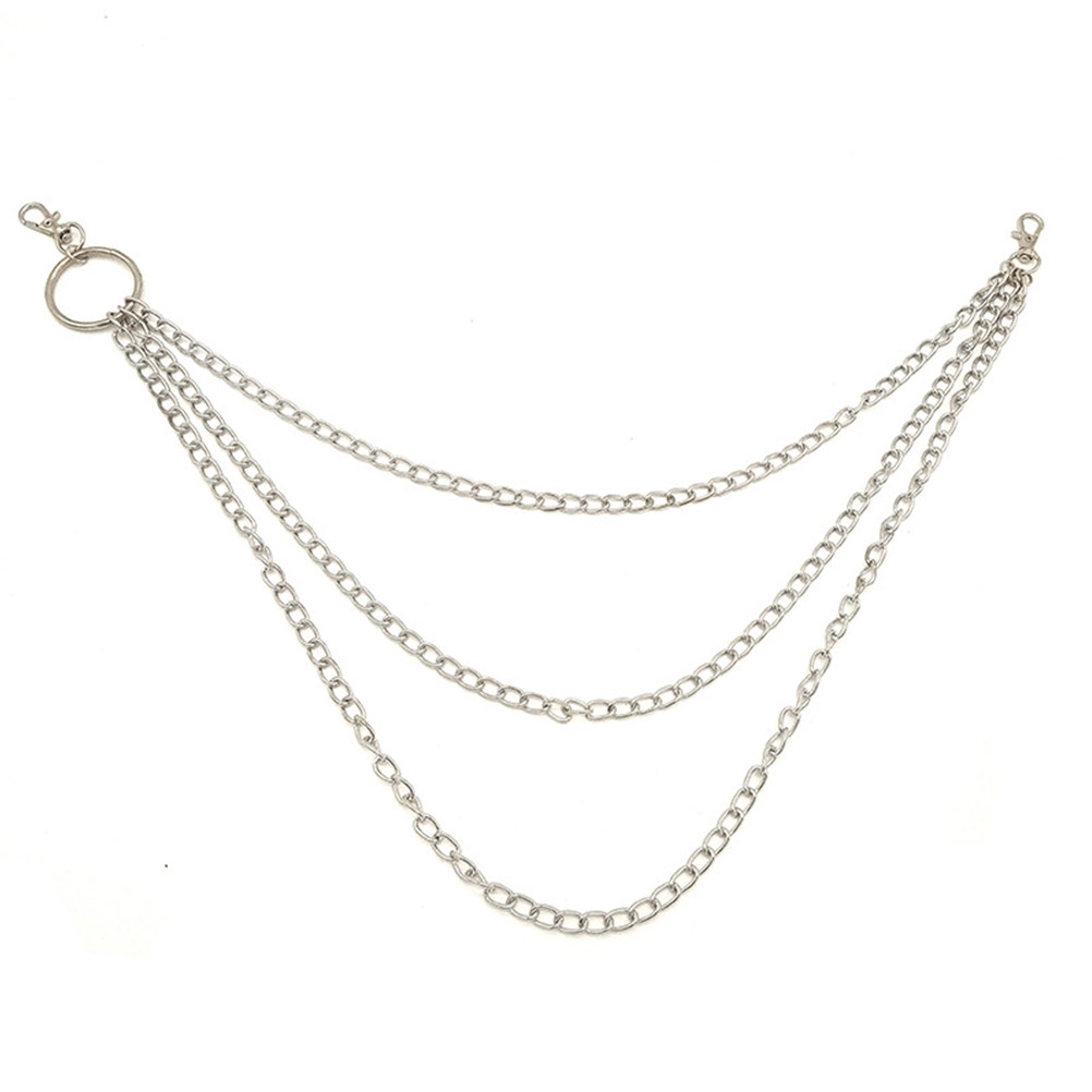 1個入り、光沢のある金属製のパンツチェーン。ジーンズ、パンツ - Body Jewelry Ideas のレビューと価格