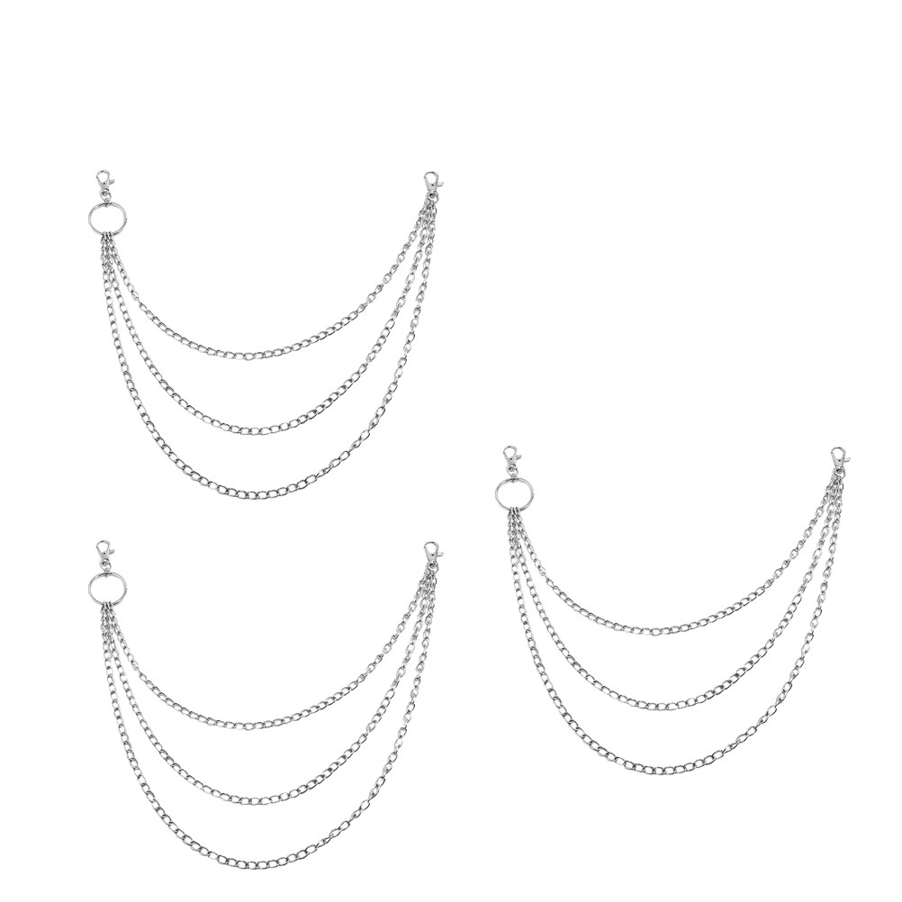 1個入り、光沢のある金属製のパンツチェーン。ジーンズ、パンツ - Body Jewelry Ideas のレビューと価格