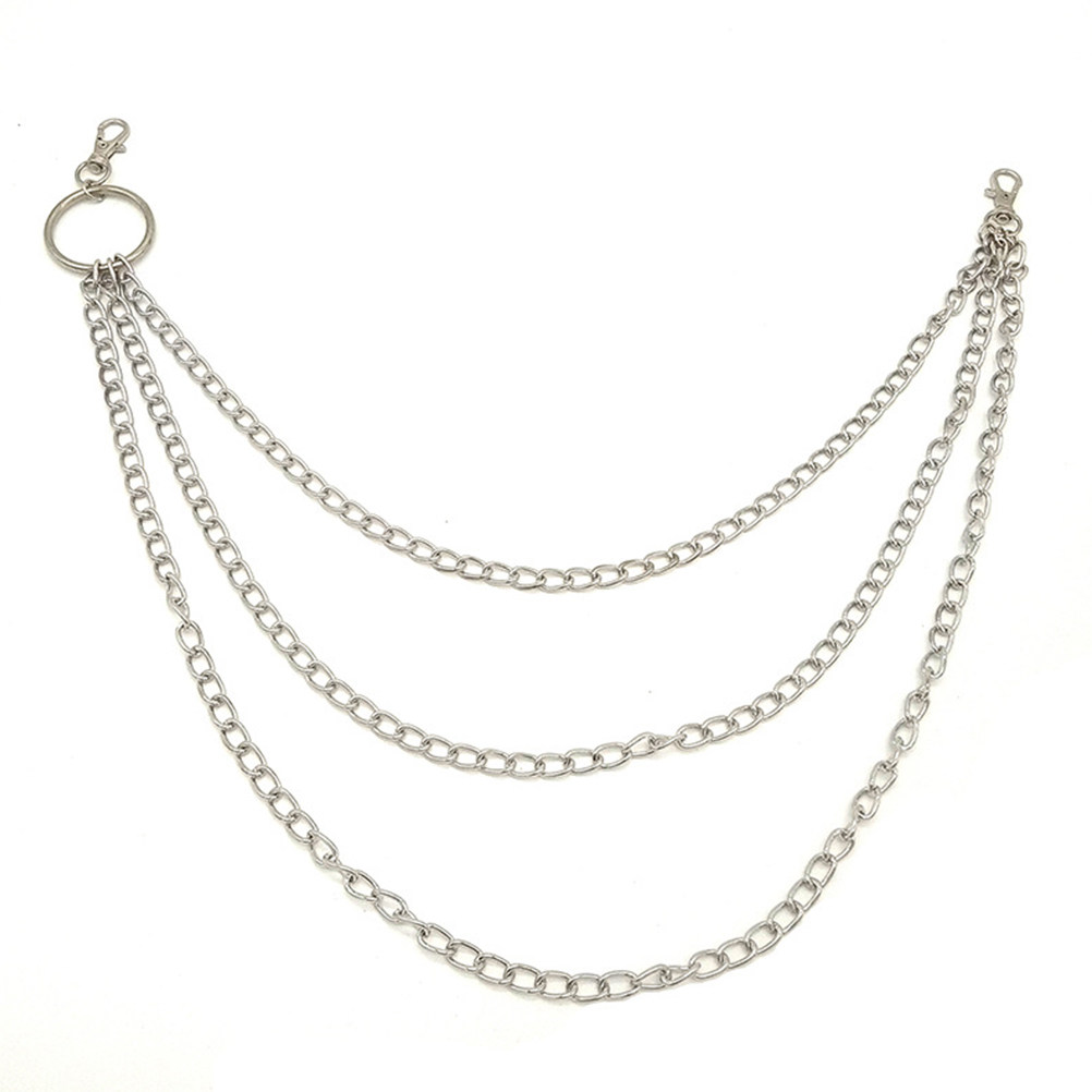 1個入り、光沢のある金属製のパンツチェーン。ジーンズ、パンツ - Body Jewelry Ideas のレビューと価格