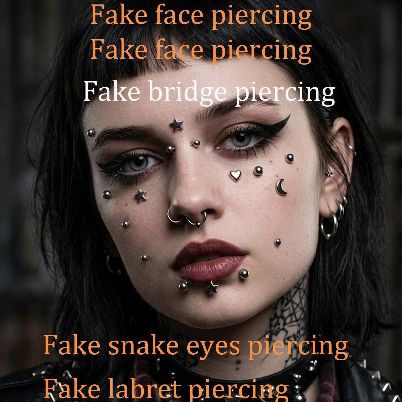 フェイクピアスボール、鼻ピアス、フェイク眉毛、リップフープ、 - Body Jewelry Nose のレビューと価格