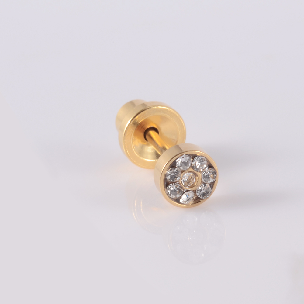 新しい使い捨て滅菌耳ピアスユニット軟骨珠ヘリックスピアス銃痛 - Body Jewelry Factory のレビューと価格
