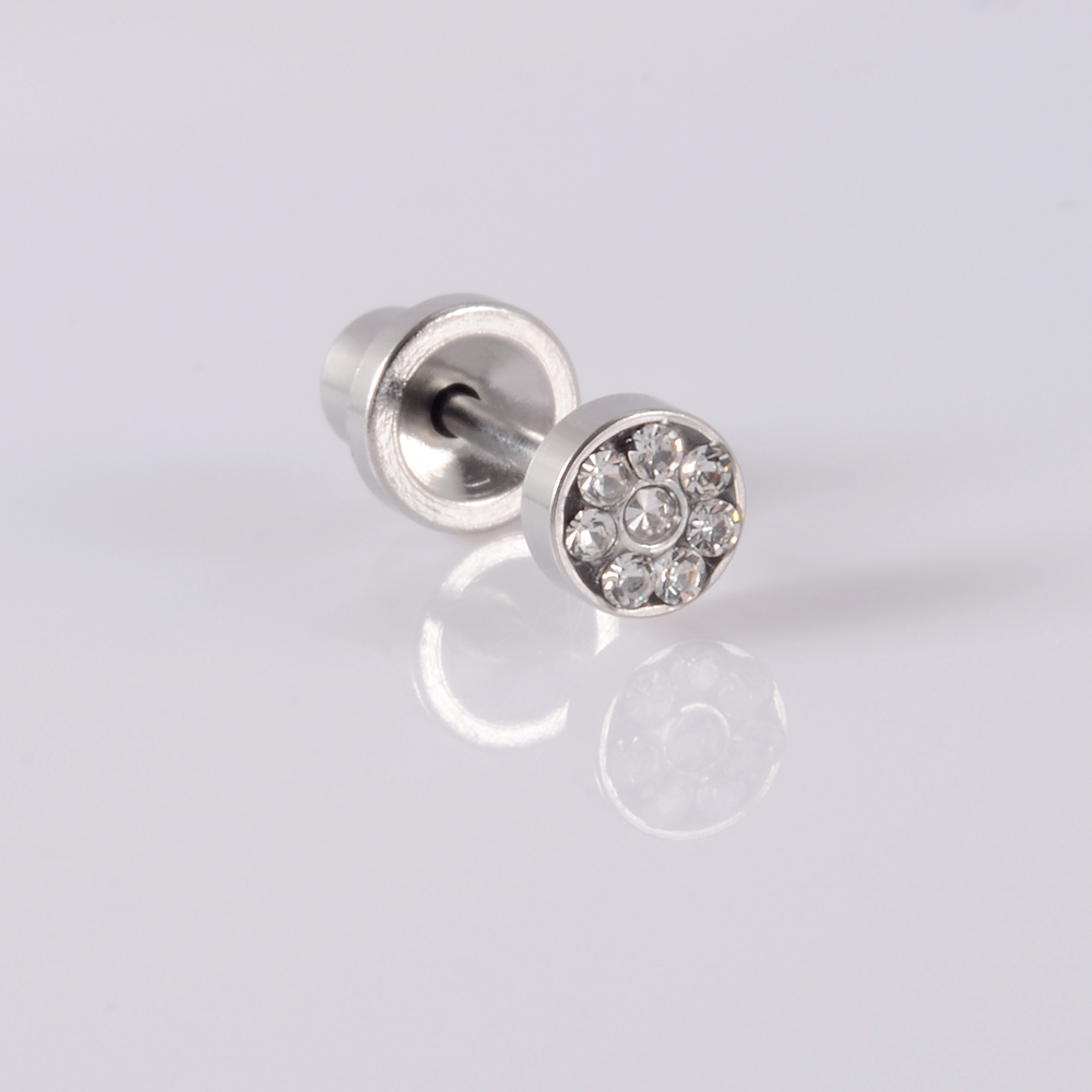 新しい使い捨て滅菌耳ピアスユニット軟骨珠ヘリックスピアス銃痛 - Body Jewelry Factory のレビューと価格