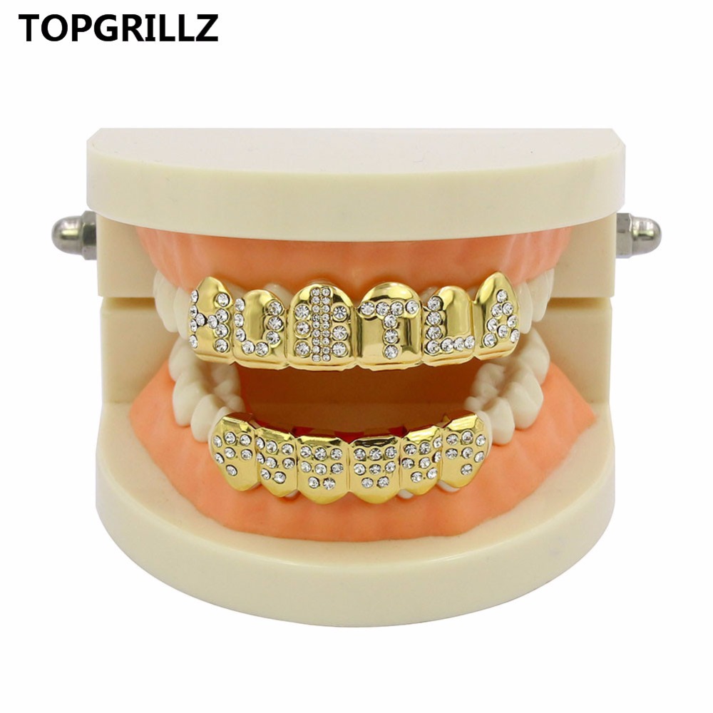 Topgrillz-メッキされたゴールドカラーのキュービック - Body Jewelry Lot のレビューと価格