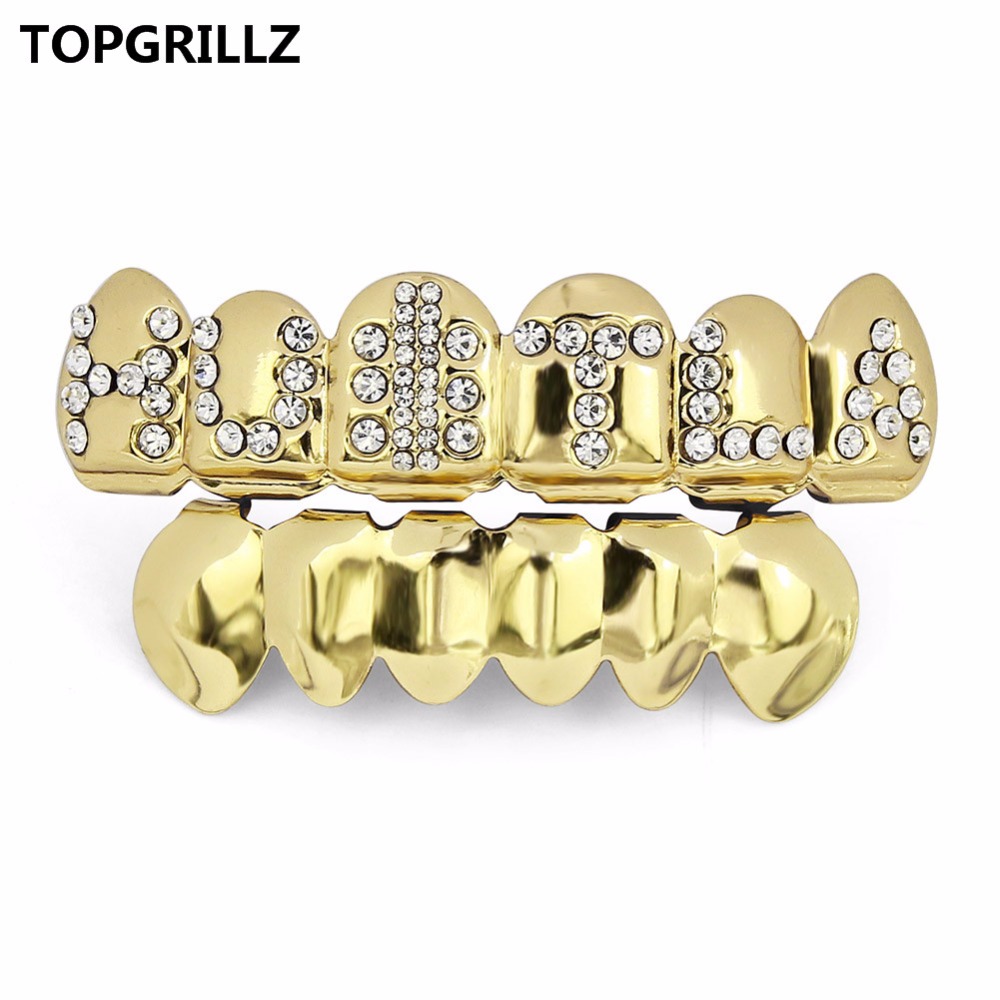 Topgrillz-メッキされたゴールドカラーのキュービック - Body Jewelry Lot のレビューと価格