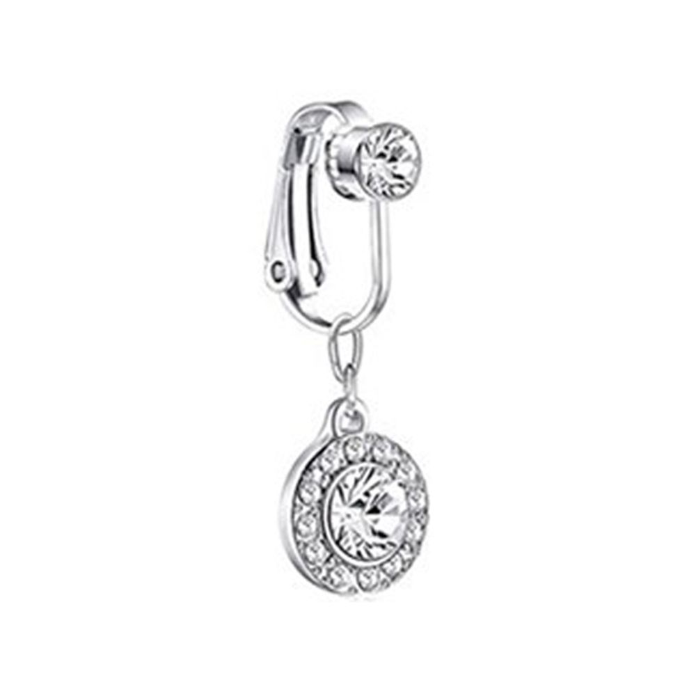 蝶々クリップ式イヤリング、ノンピアスベリーボタンリング、フェ - Body Jewelry And Earrings のレビューと価格