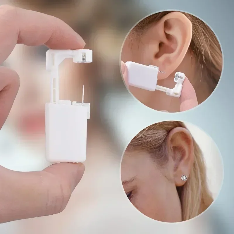 50個入り ホワイト セーフティイヤリングピアスガン 炎症な - Body Jewelry Factory のレビューと価格