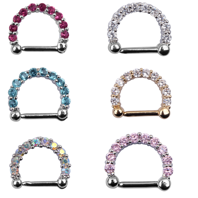 1個入りフープクリップオンノーズセプタムリング、男女兼用、ス - Body Jewelry And Earrings のレビューと価格