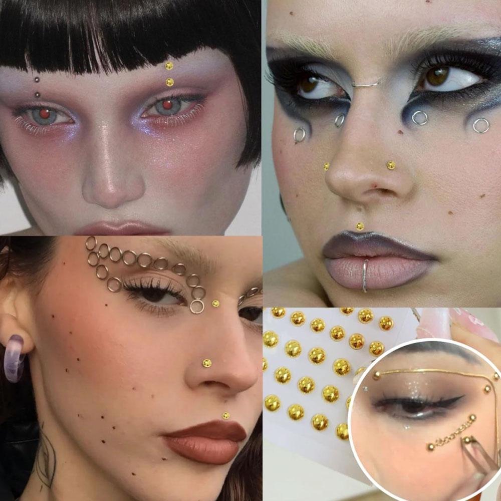 661個セット フェイスフェイクピアス フェイクリップリング - Body Jewelry Nose のレビューと価格