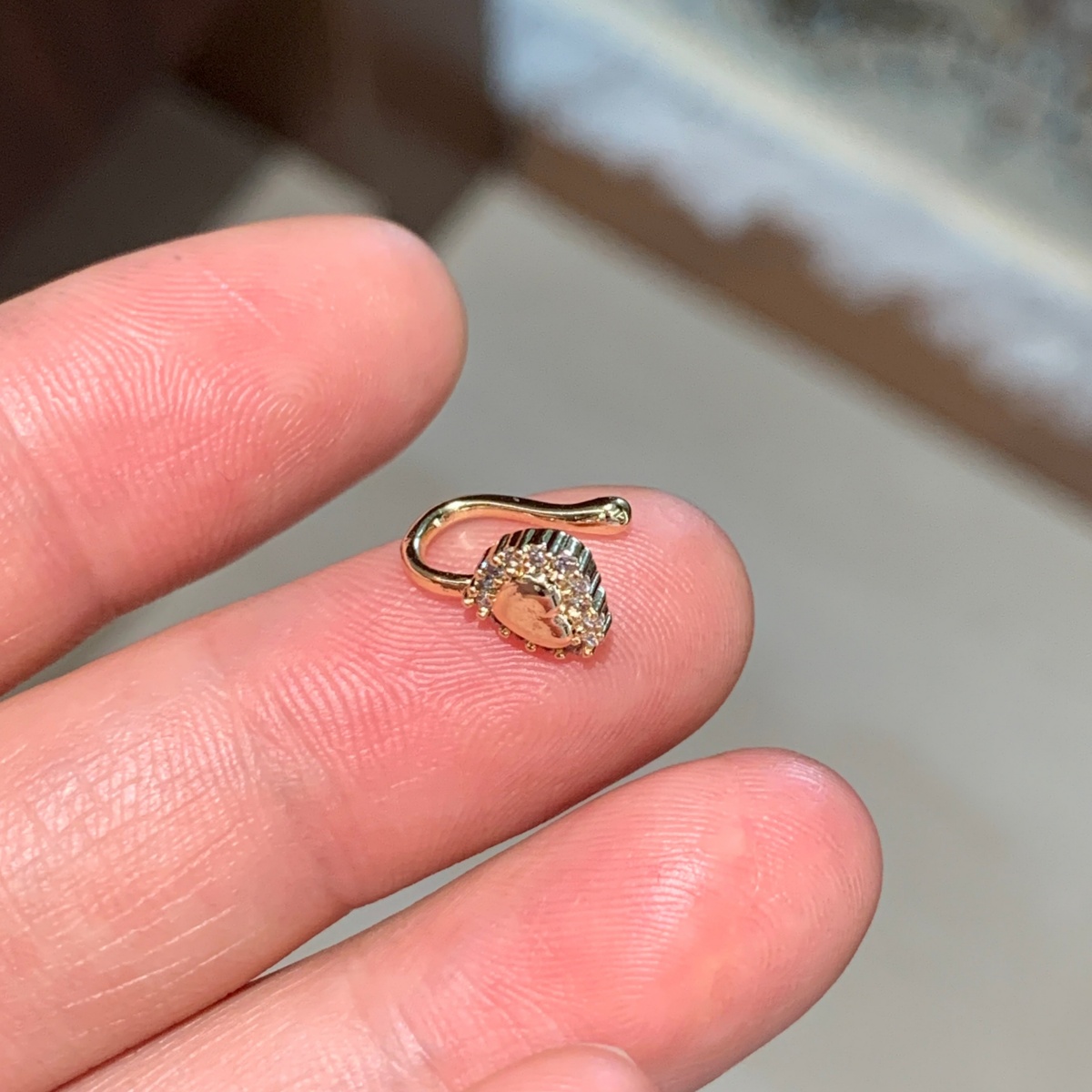 1ピーススイートクールスパイシーガール風フルジルコニウムラブ - Body Jewelry Nose のレビューと価格