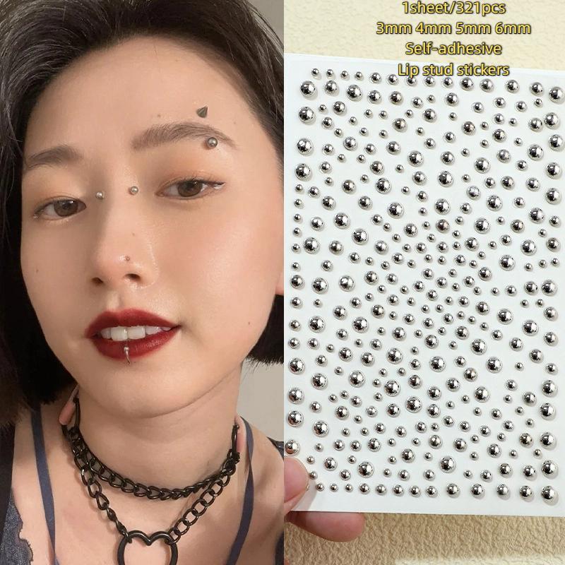 321 個非ピアスリップスタッドステッカー自己粘着防水再利用 - Body Jewelry Nose のレビューと価格