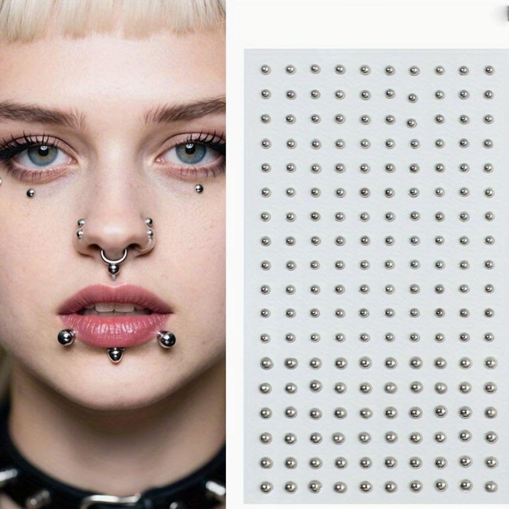 58-180個セット ノンピアスリップネイルステッカー 自己 - Body Jewelry Nose のレビューと価格