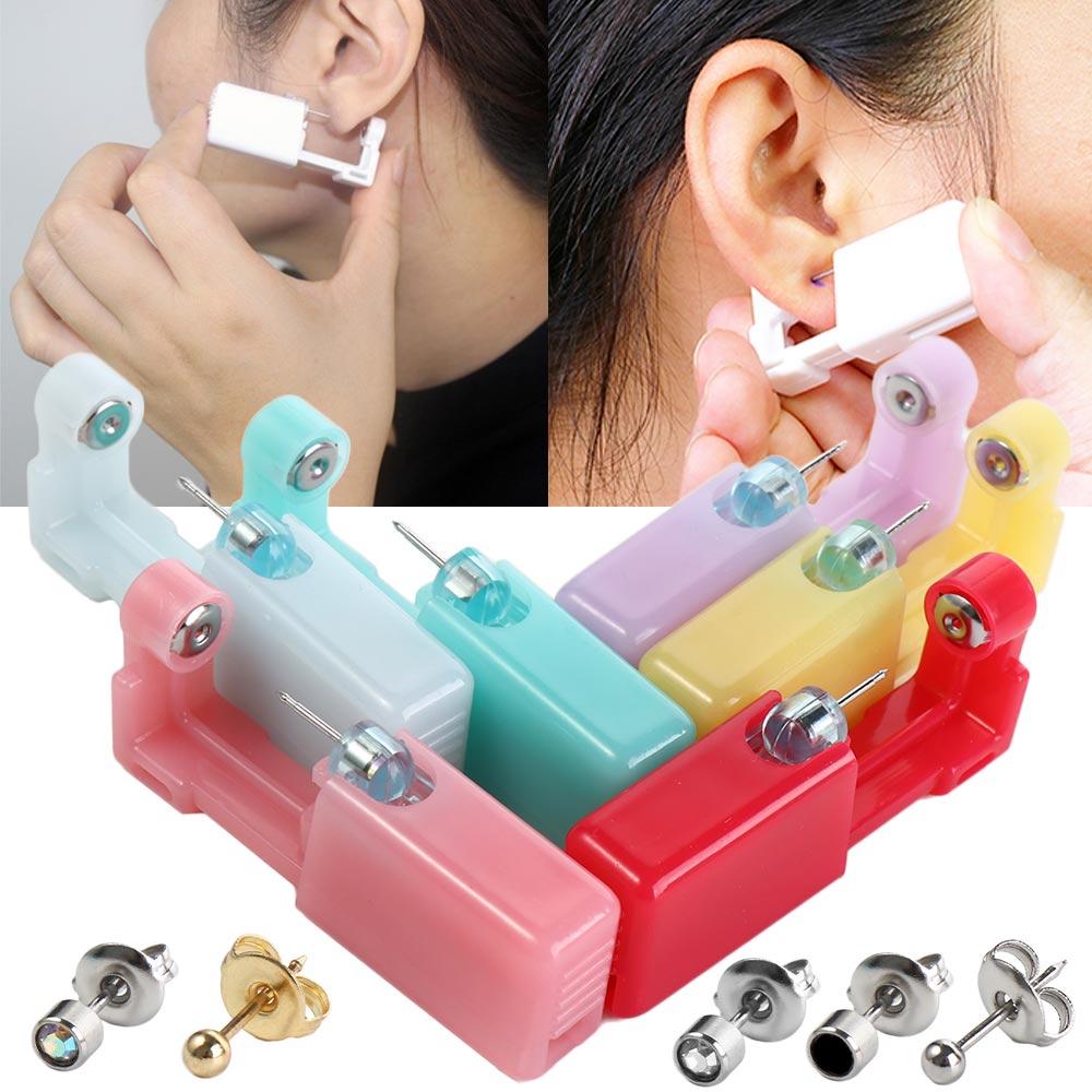 耳スタッド付き滅菌耳珠耳軟骨鼻ヘリックスピアスイヤリングピア - Body Jewelry Lot のレビューと価格