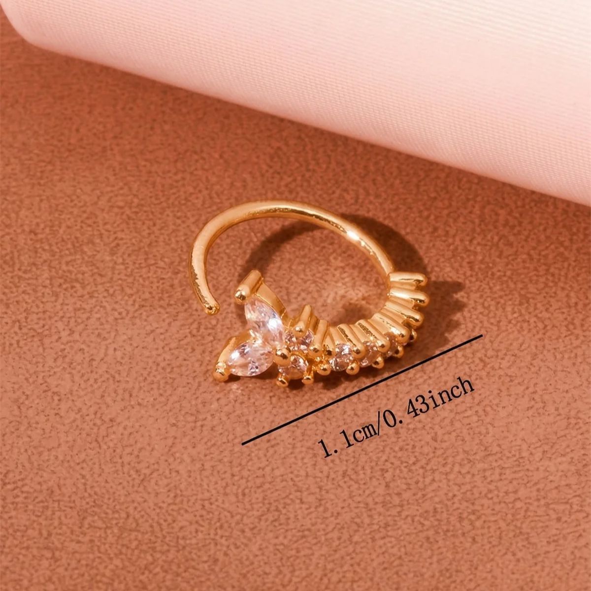 1個入り Y字型デザイン ノンピアス 鼻クリップ デイリーウ - Body Jewelry Hot のレビューと価格
