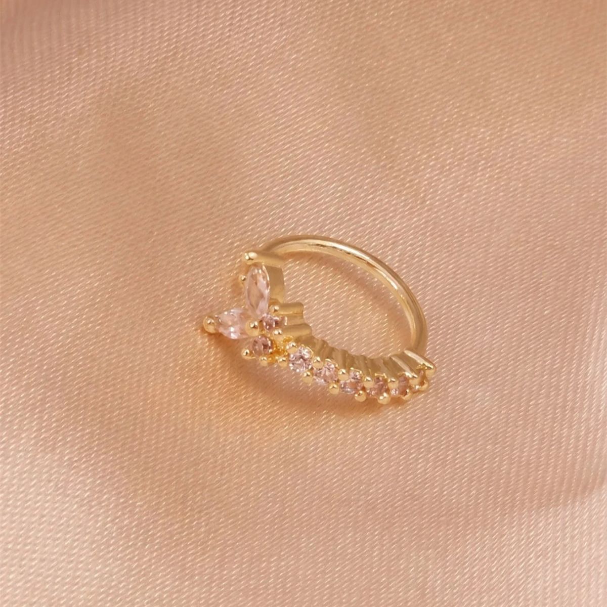 1個入り Y字型デザイン ノンピアス 鼻クリップ デイリーウ - Body Jewelry Hot のレビューと価格