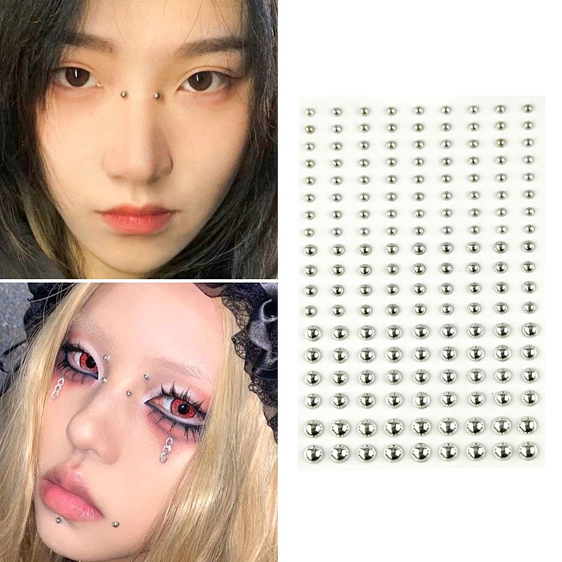 ダイヤモンドステッカー偽鼻ピアス自己粘着ラインストーン非ピア - Body Jewelry Nose のレビューと価格