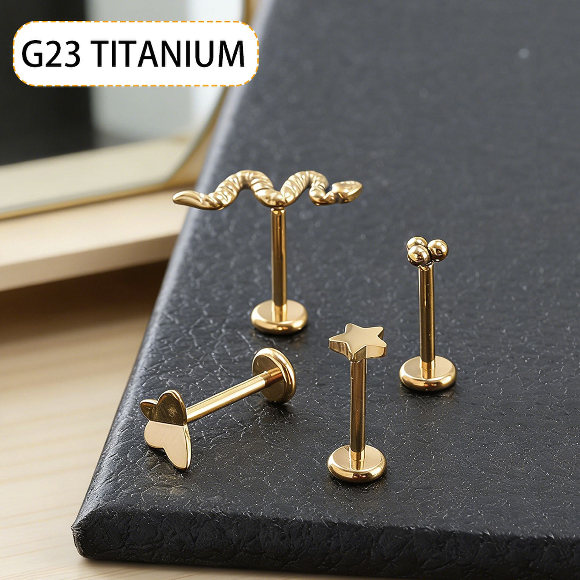 50個/ロット 工場直送 混合形状 CZ プッシュイン ラブ - Body Jewelry Factory のレビューと価格