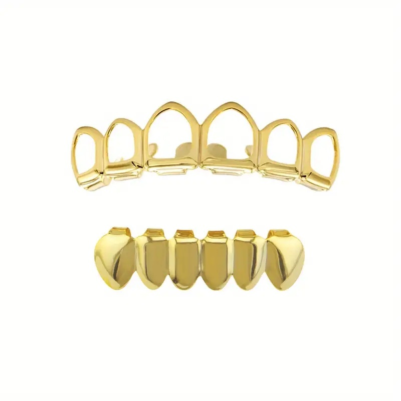 ファッショナブルな6歯のくり抜き/滑らかな下歯用ヒップホップ - Body Jewelry Lot のレビューと価格