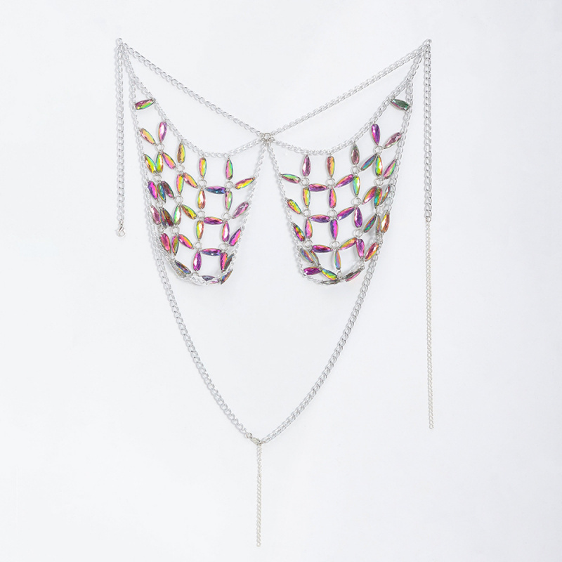 女性用ボディジュエリー セクシービキニ ナイトクラブショー  - Body Jewelry Vest のレビューと価格